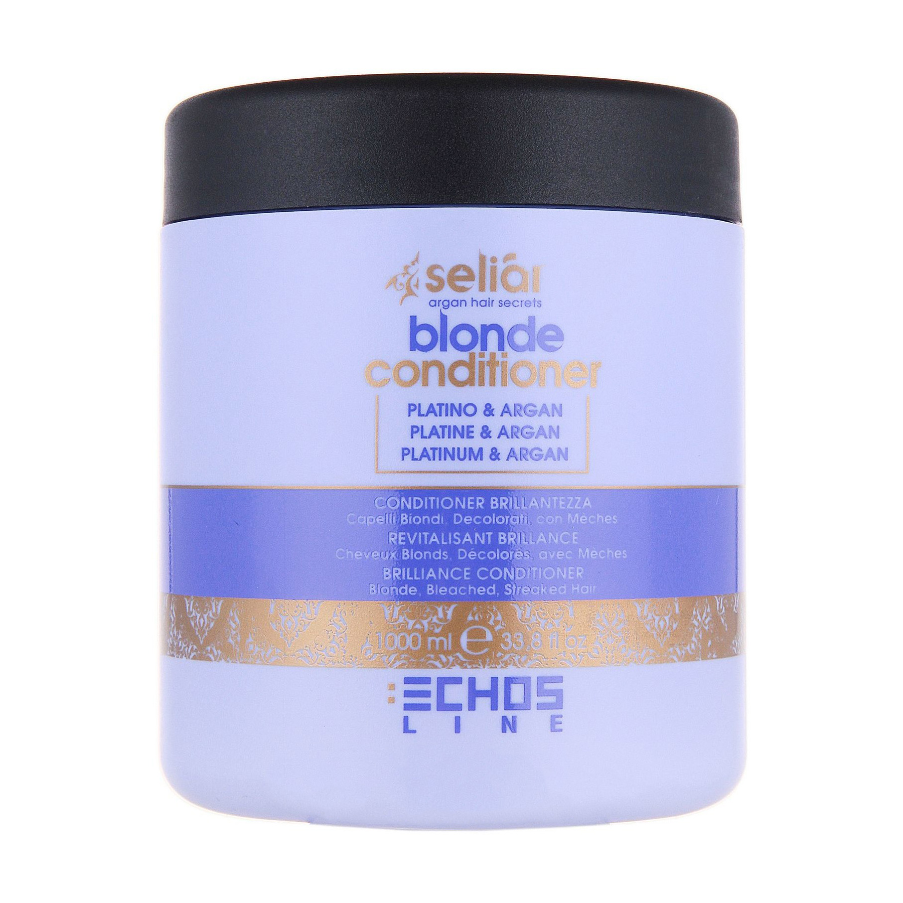 

Кондиціонер для світлого та фарбованого волосся Echosline Seliar Blond Conditioner, 1000 мл