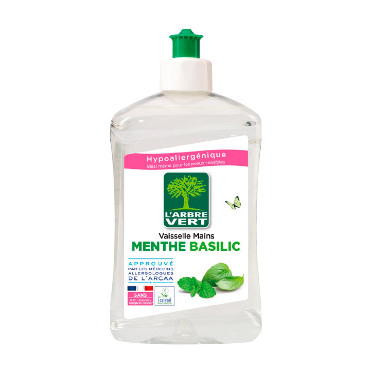 

Рідина для миття посуду L'Arbre Vert М'ятний базилік, 500 мл