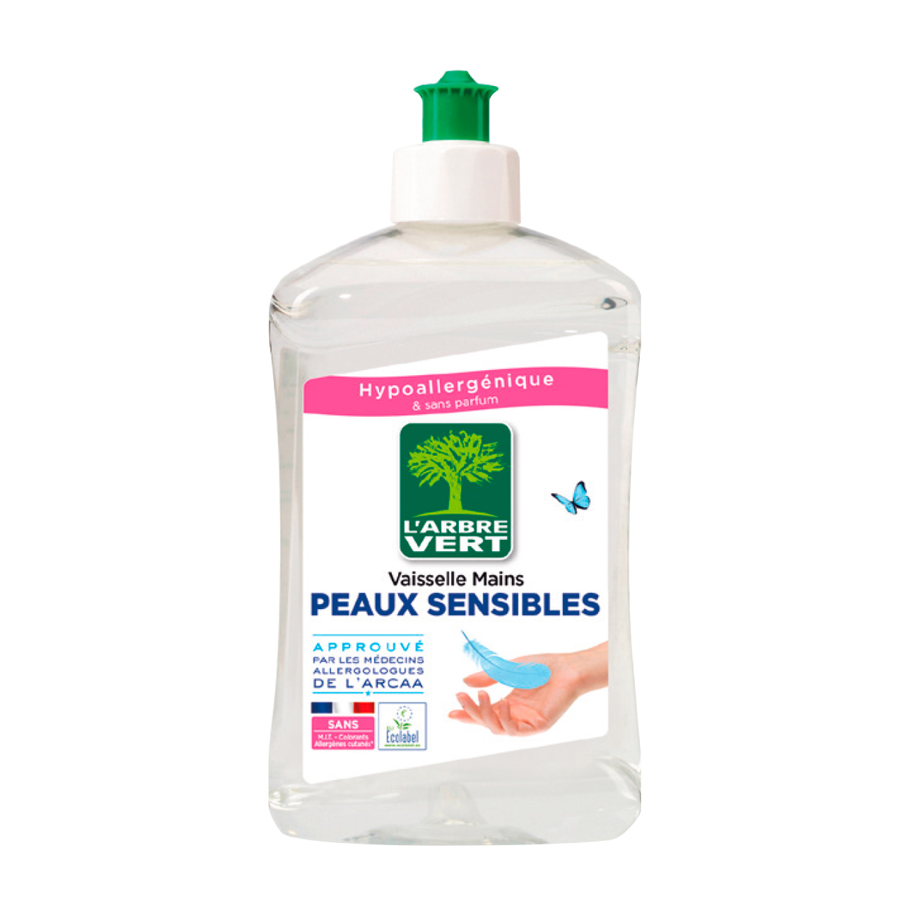 

Рідина для миття посуду L'arbre Vert Чутлива шкіра, 500 мл