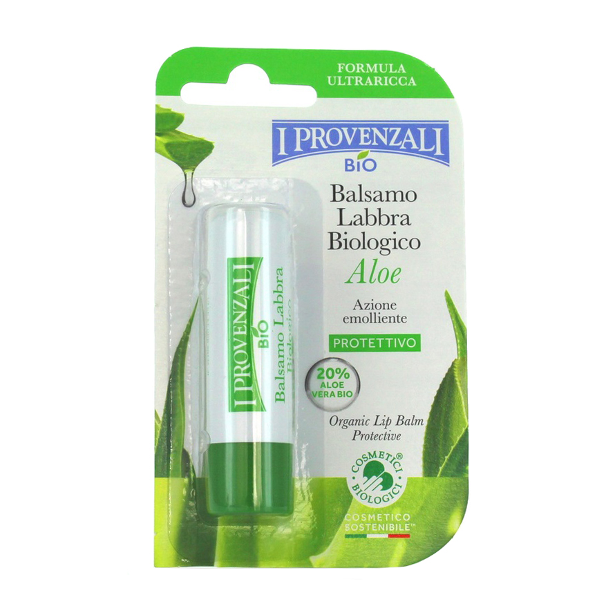 

Бальзам для губ I Provenzali Aloe Lip Balm з органічним соком алое 20%, 5.5 мл