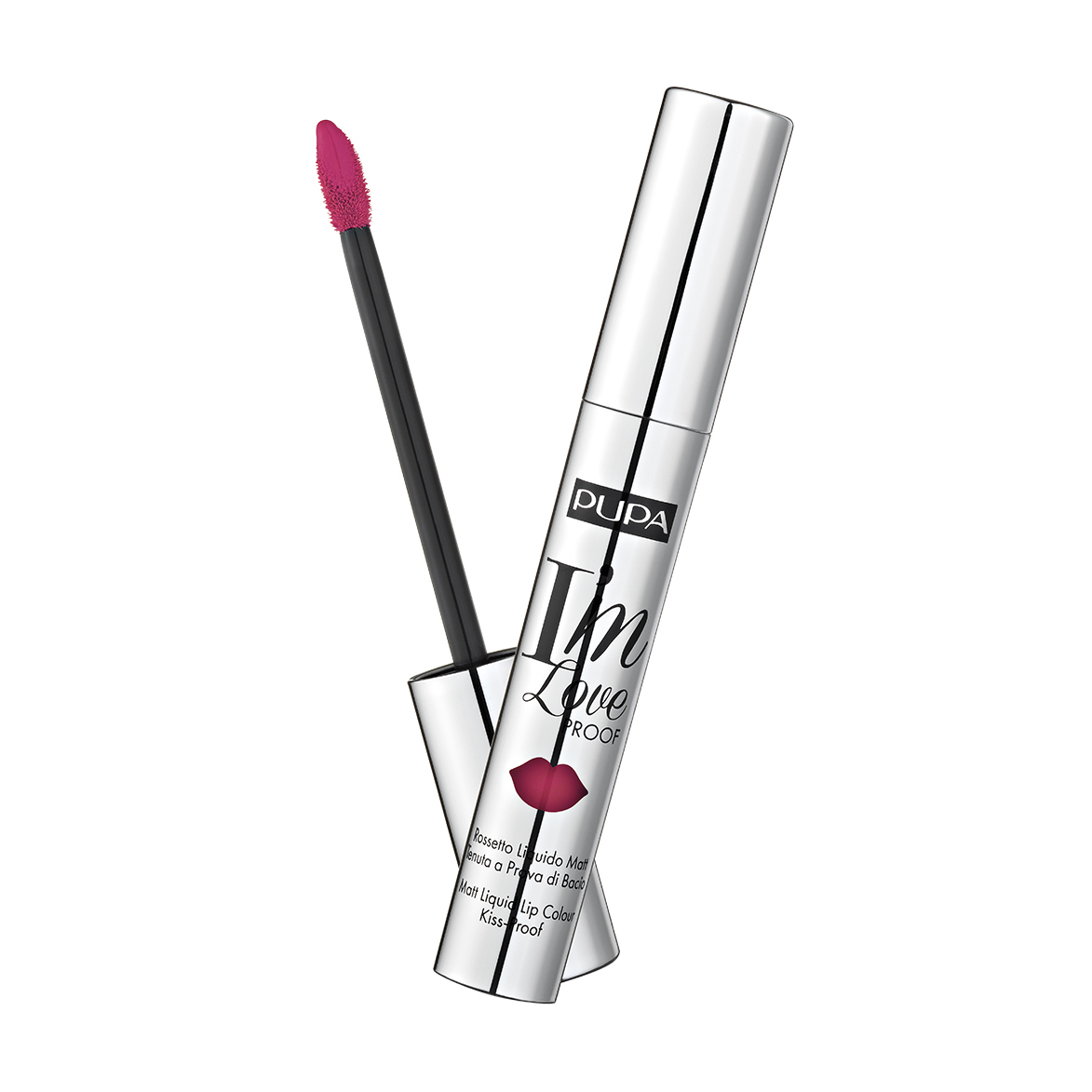 

Уцінка! Матова рідка помада Pupa I'm Loveproof Matt Lip Fluid 08 Flamingo Fuchsia, 2.7 мл