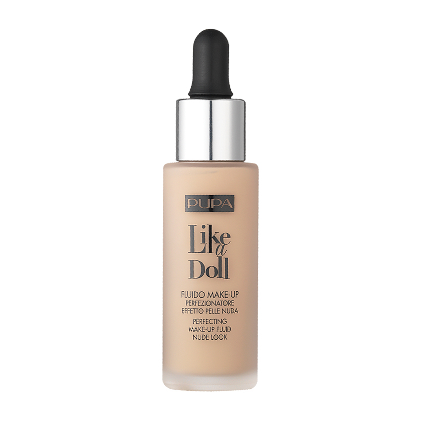 

Тональний крем Pupa Like a Doll Make-Up Fluid Nude Look 010 Porcelain, 30 мл