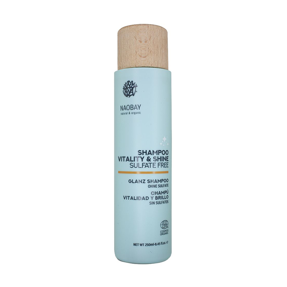 

Шампунь для волосся Naobay Ecocert Vitality And Shine Shampoo Сила та сяяння, 250 мл