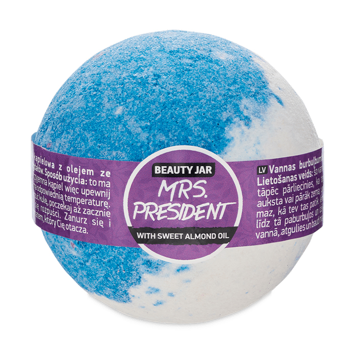 

Уцінка! Бомбочка для ванни Beauty Jar Mrs. President, 200 г