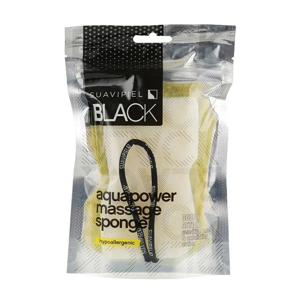 

Мочалка масажна Suavipiel Black Aqua Power Massage Sponge