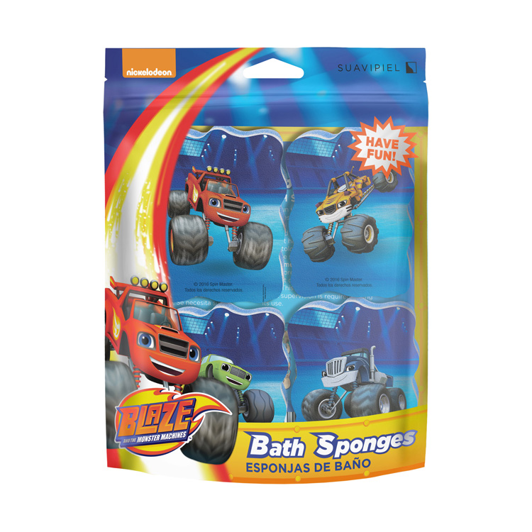 

Губка для душу Suavipiel Bath Sponges Blaze And The Monster Machines Вспиш, 4 шт