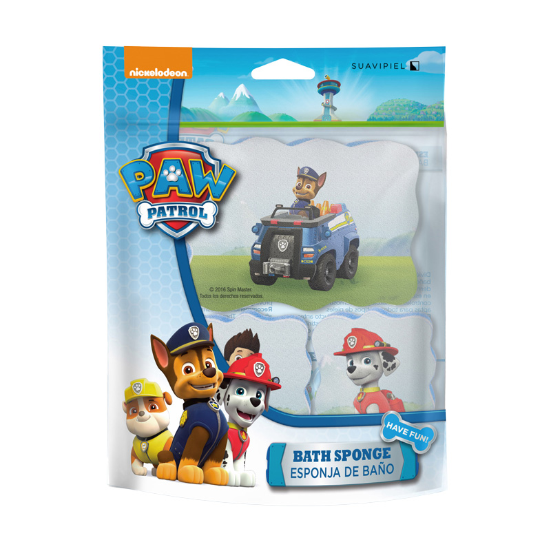 

Губка для душу Suavipiel Bath Sponge Paw Patrol Собачий Патруль, 3 шт