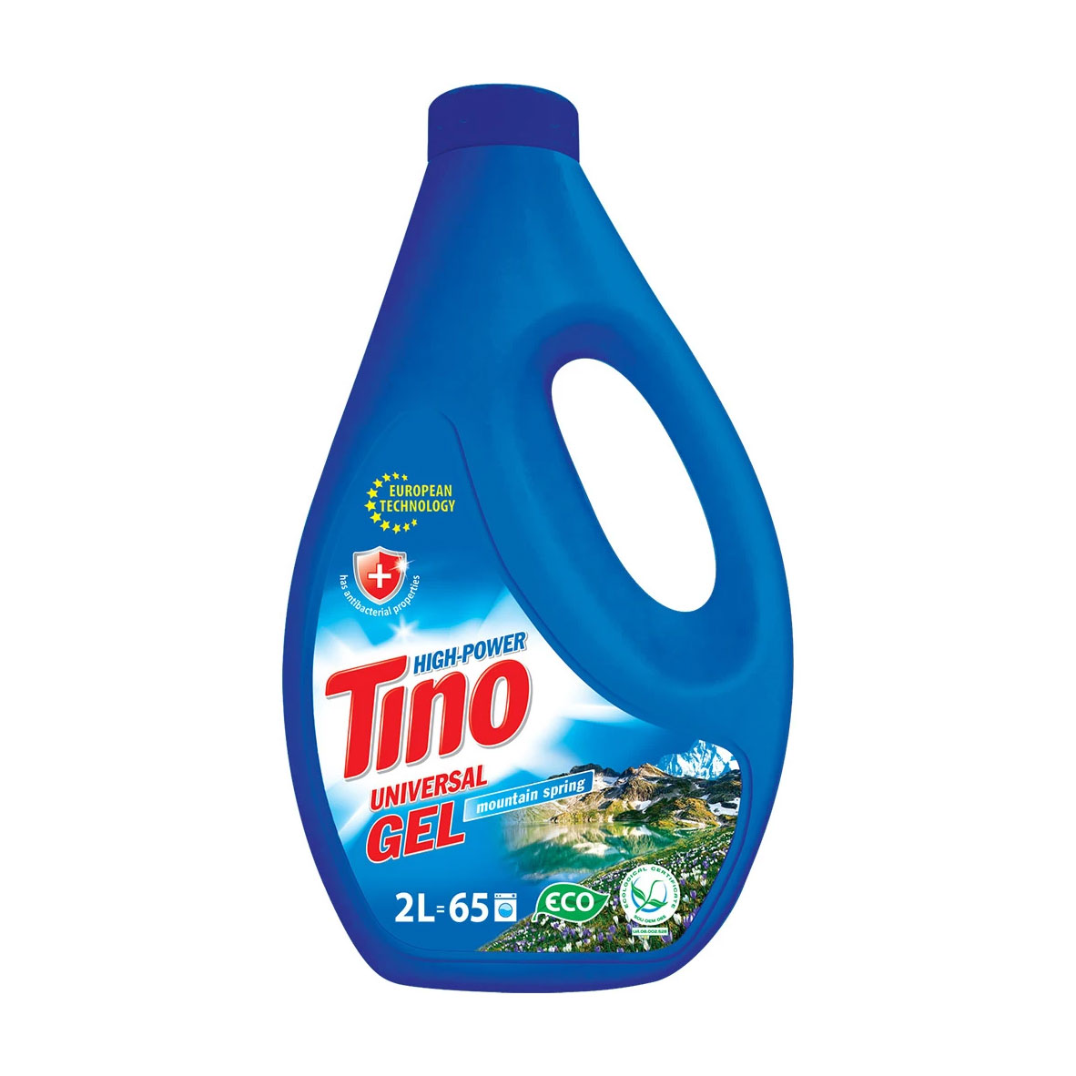 

Гель для прання Tino High-Power Mountain Spring 65 циклів прання, 2 л