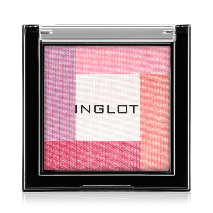 

Компактна пудра для обличчя багатобарвна Inglot AMC Multicolour System Highlighting Powder FEB 90, 9 г