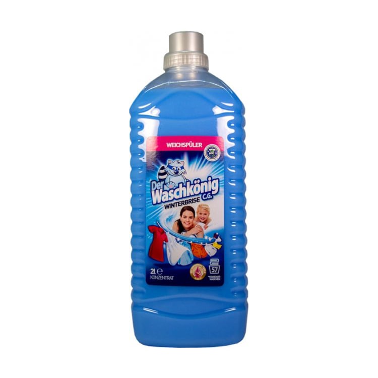 

Кондиціонер для білизни Waschkonig Winterbrise Зимова свіжість, 57 циклів прання, 2 л