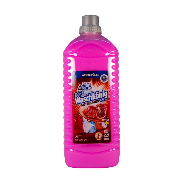 

Кондиціонер для білизни Waschkonig Rotblumen Польові квіти, 57 циклів прання, 2 л