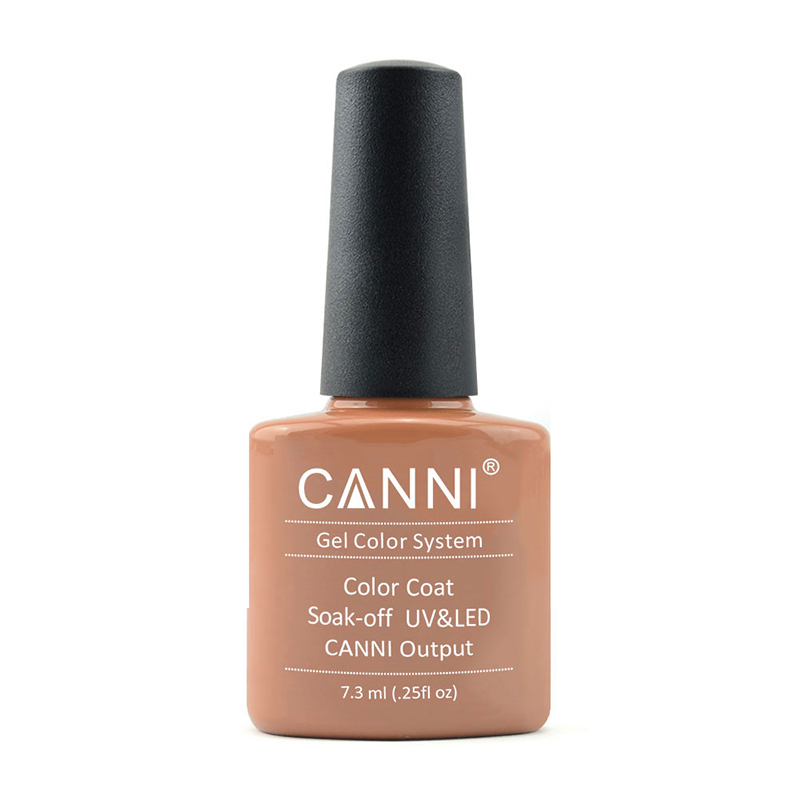 

Уцінка! Гель-лак для нігтів Canni Gel Color System Color Coat Soak-off UV&LED 095 Молочний шоколад, 7.3 мл