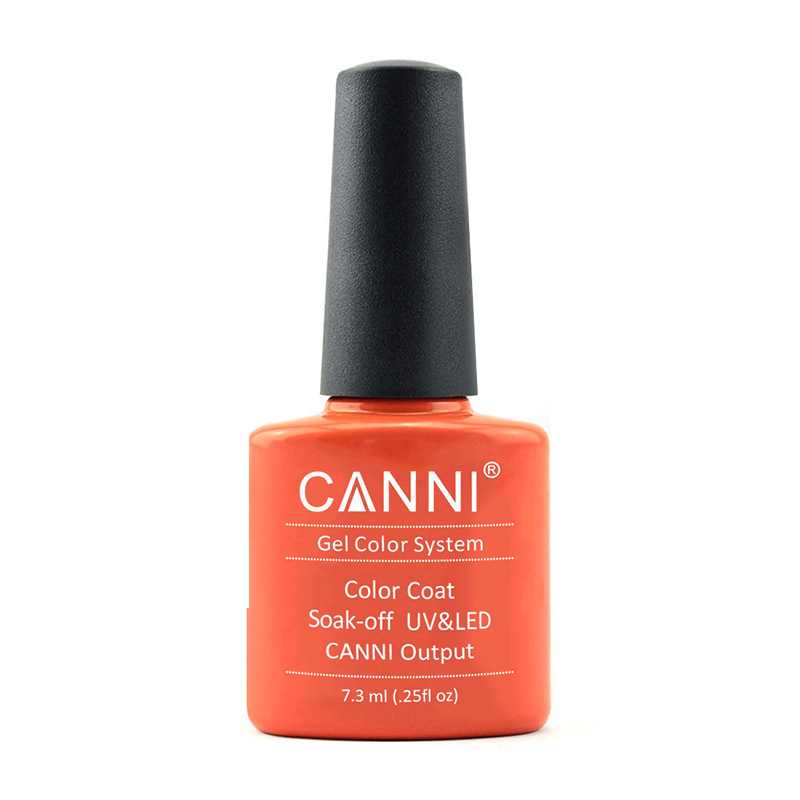 

Уцінка! Гель-лак для нігтів Canni Gel Color System Color Coat Soak-off UV&LED 107 Пастельний лососевий, 7.3 мл