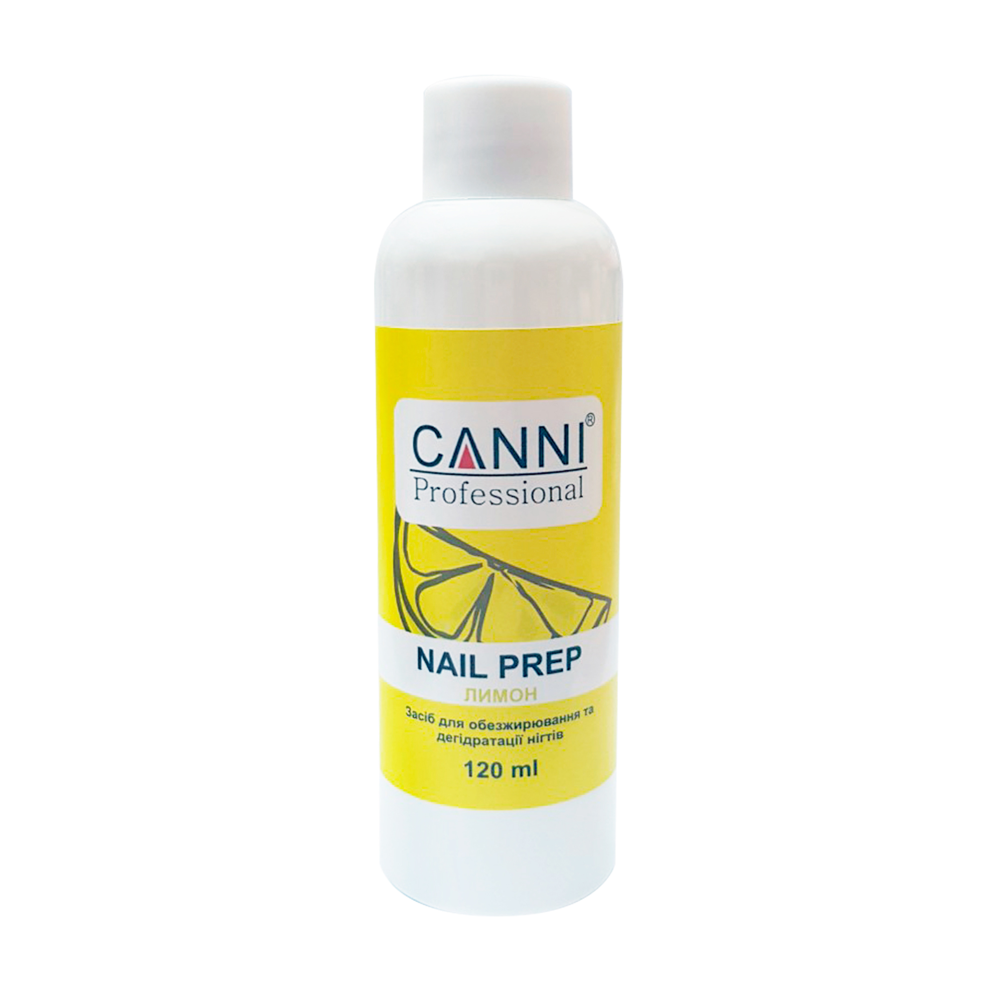 

Засіб для знежирення і дегідратації нігтів CANNI Nail prep лимон, 120 мл
