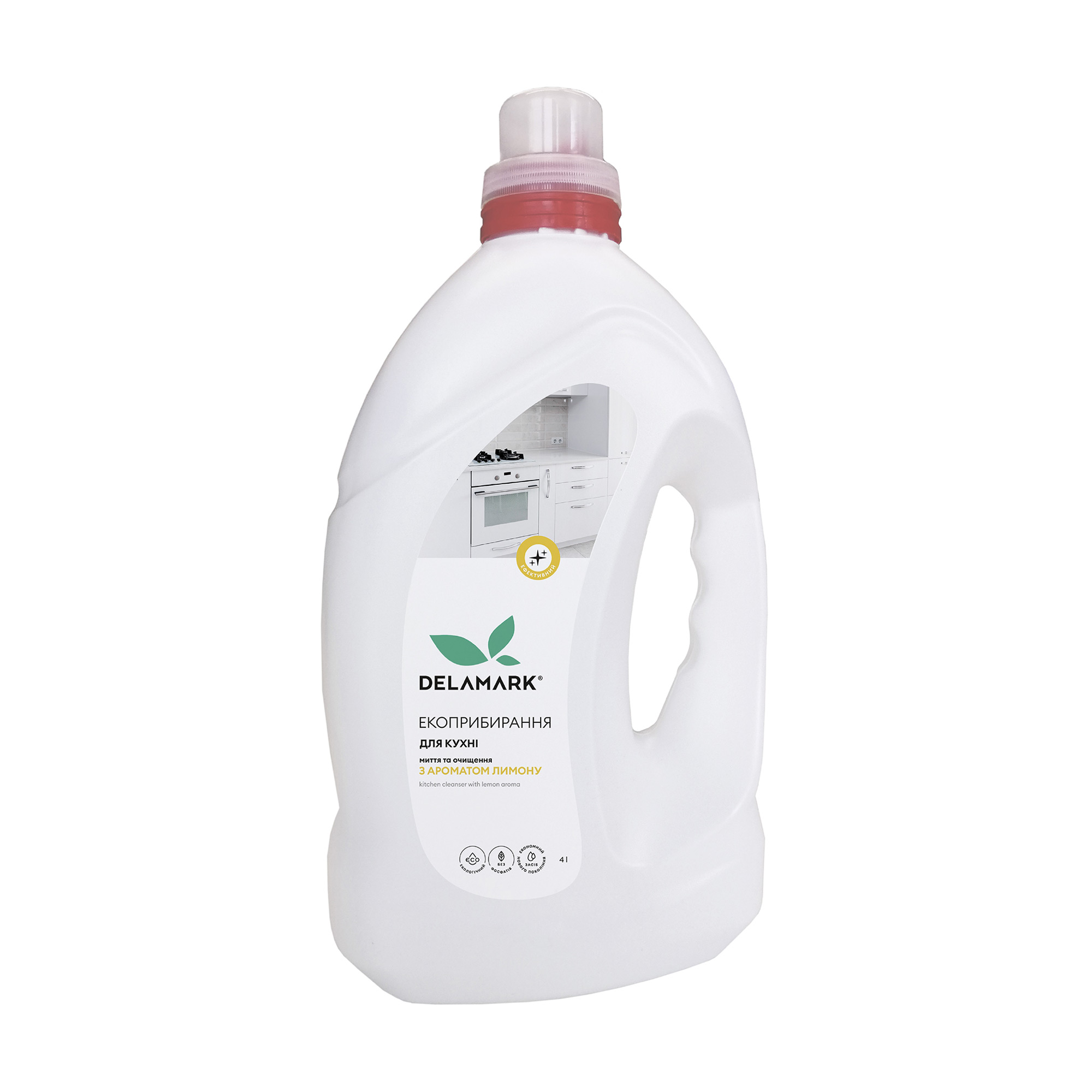 

Уцінка! Засіб для миття кухні Delamark з ароматом лимона, 4 л