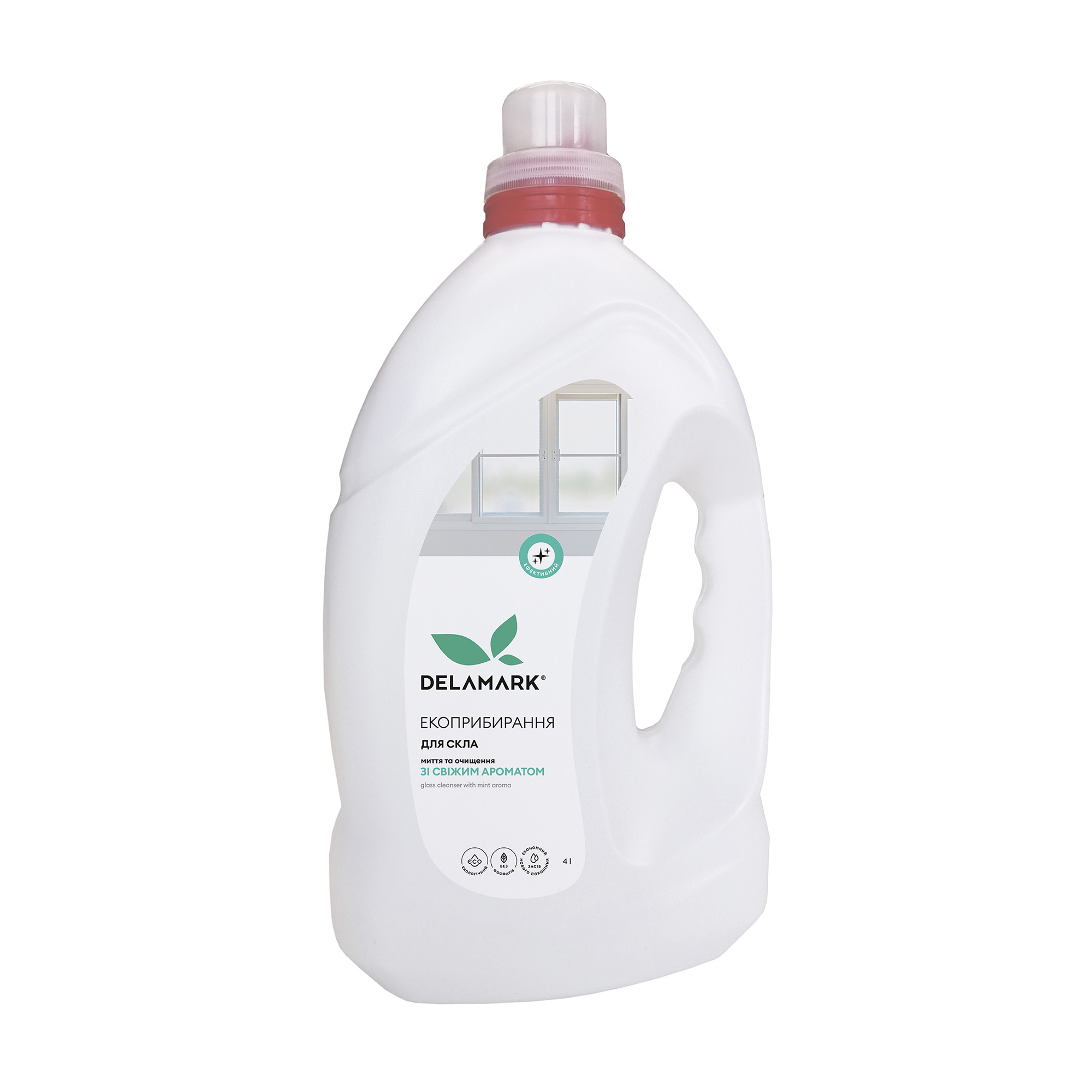 

Уцінка! Засіб для миття скла DeLaMark зі свіжим ароматом, 4 л