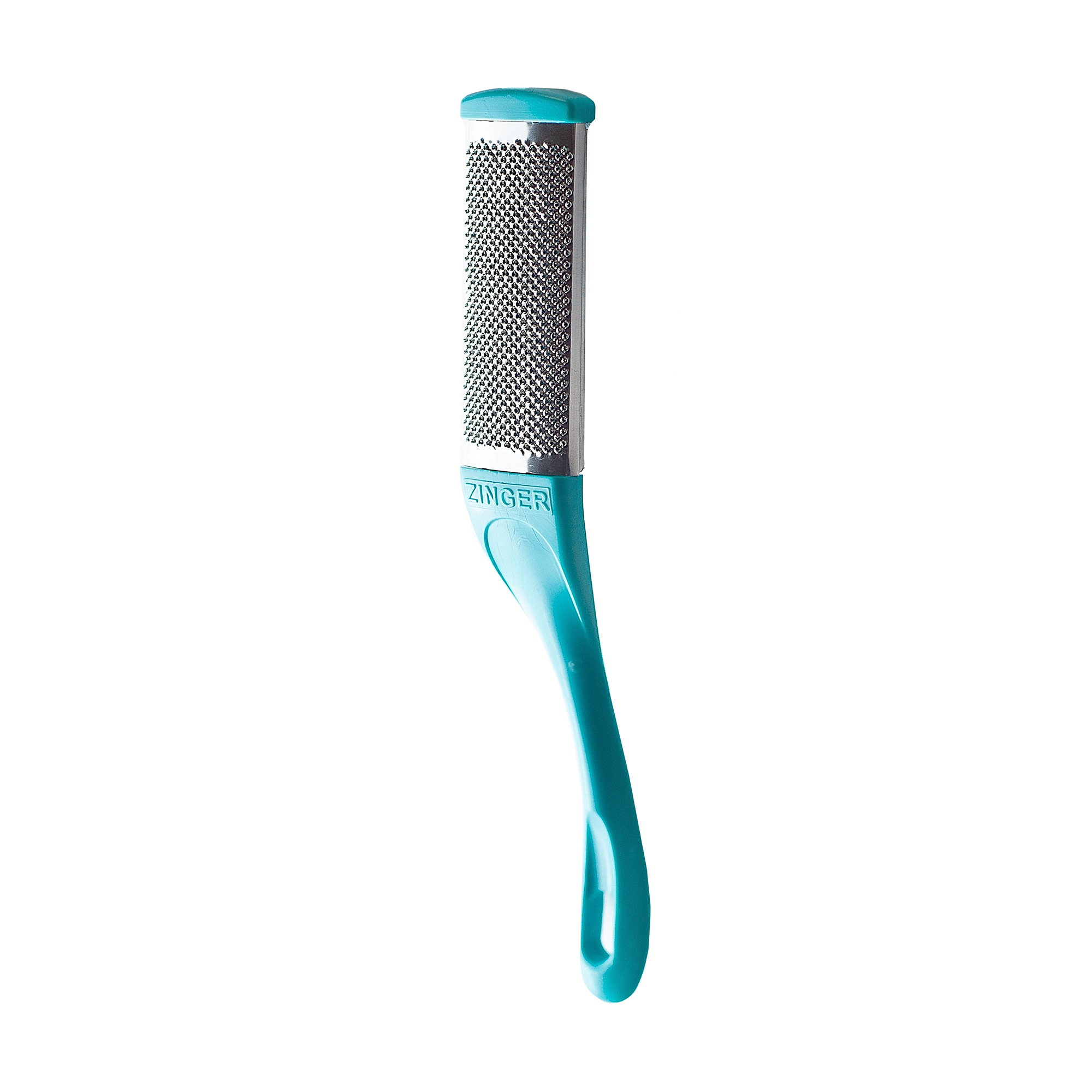 

Терка педикюрна Zinger RB-07 Tr-green BG Металева, одностороння, крупна, вигнута