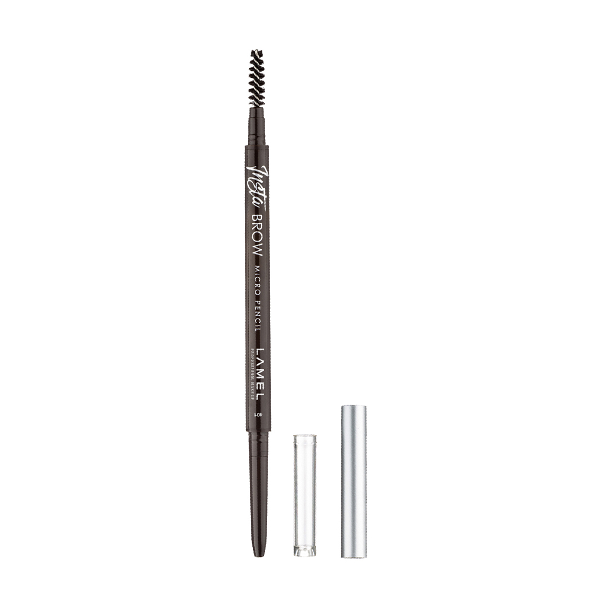 

Олівець для брів LAMEL Make Up Insta Micro Brow Pencil зі щіточкою 401 Espresso, 0.12 г