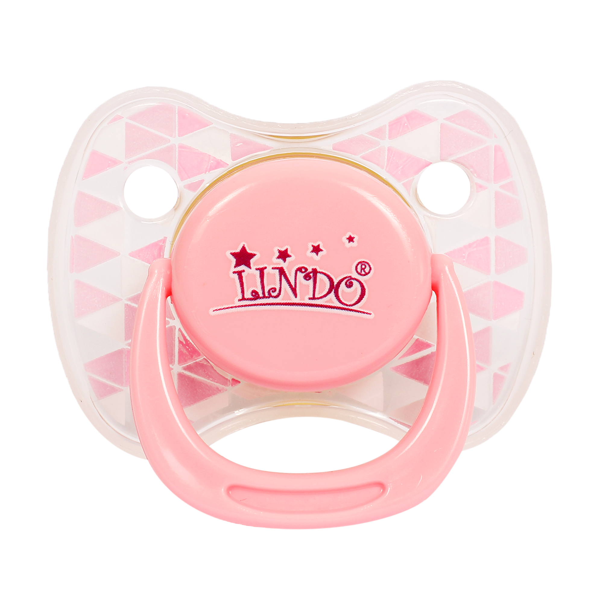 

Пустушка латексна Lindo Pk 009 Глибока ніч, кругла з ковпачком, від 0 до 6 місяців, рожева