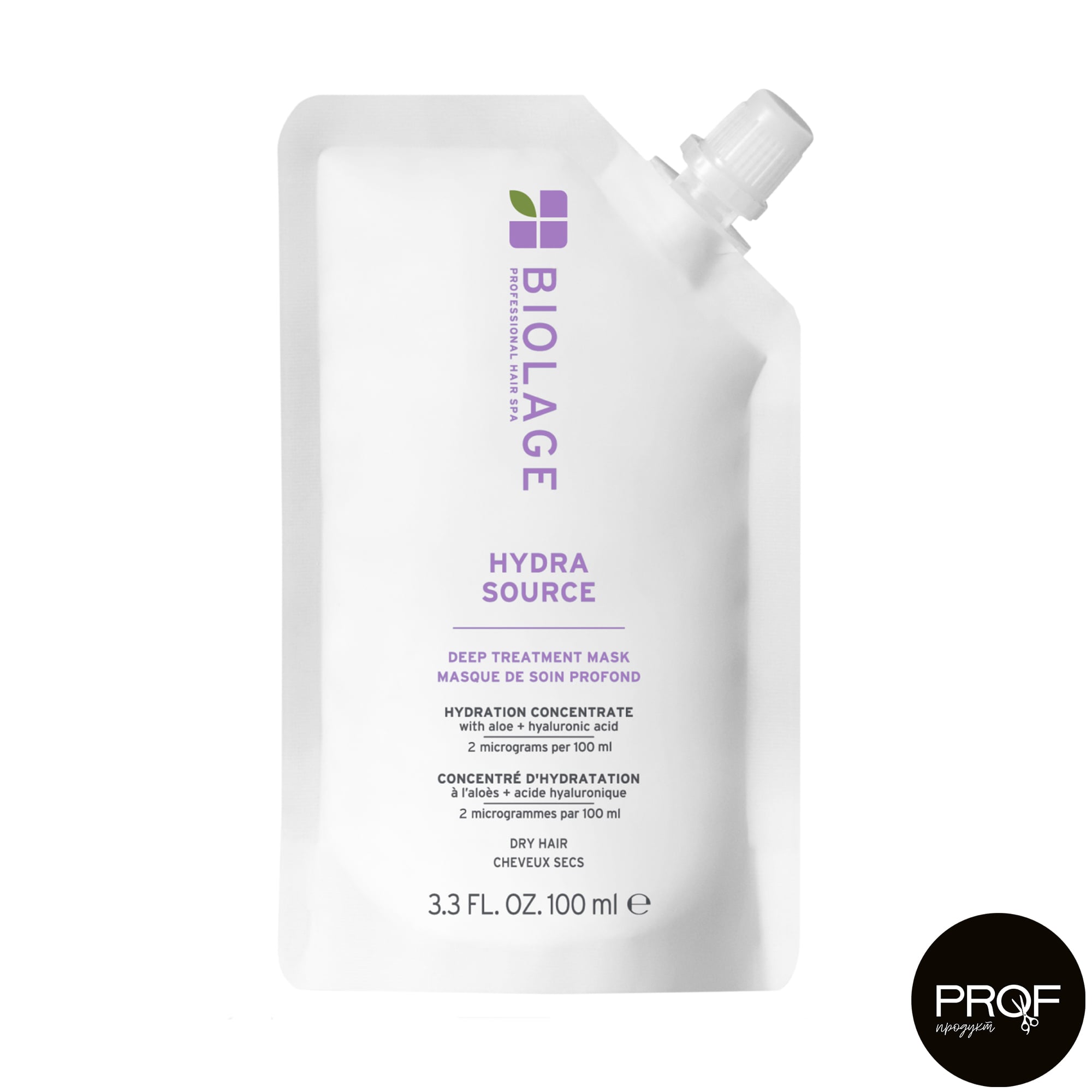 

Зволожувальна маска Biolage Deep Treatment Hydrasource Mask For Dry Hair для сухого волосся, 100 мл
