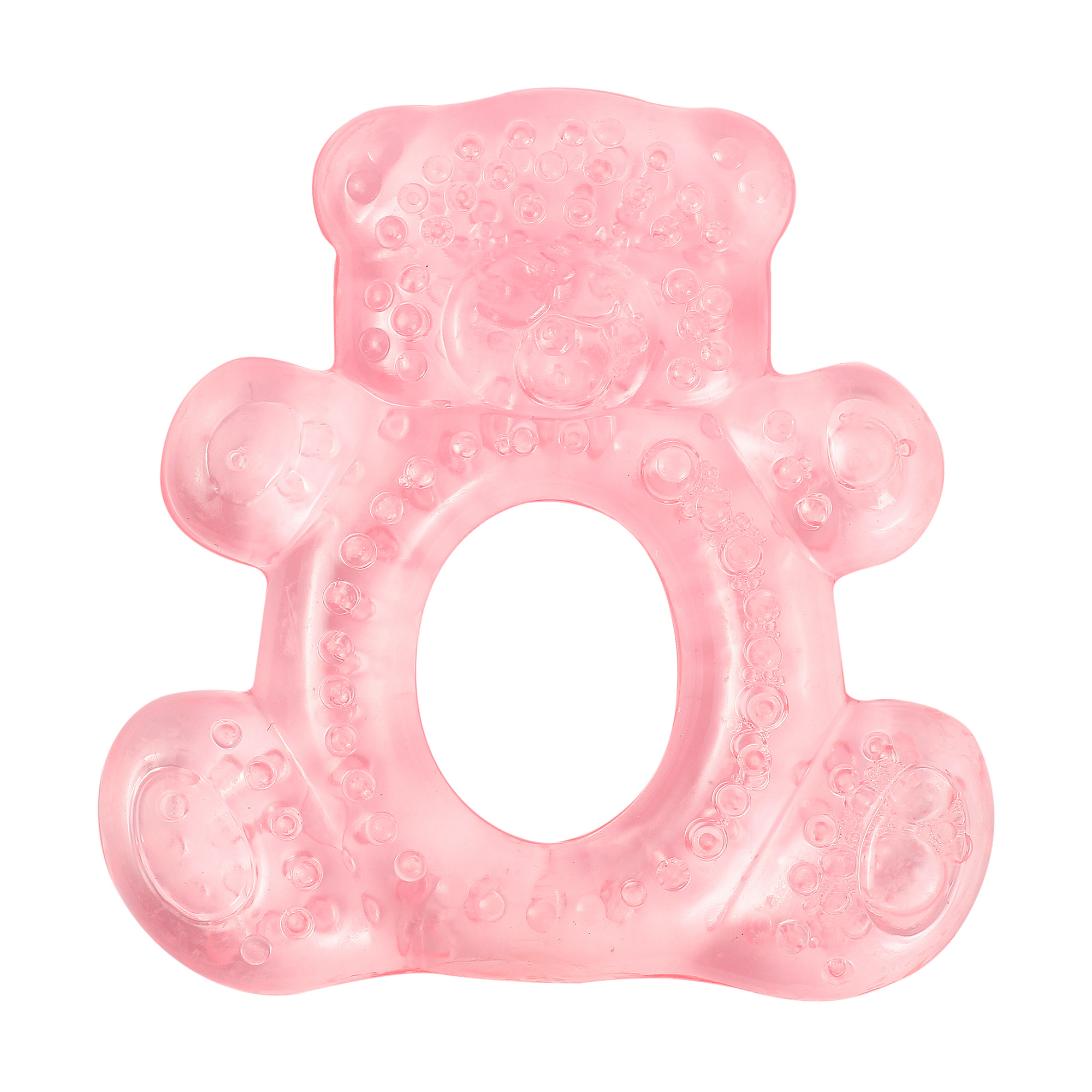 

Прорізувач для зубів латексний Lindo LI 301 Рожевий медведик