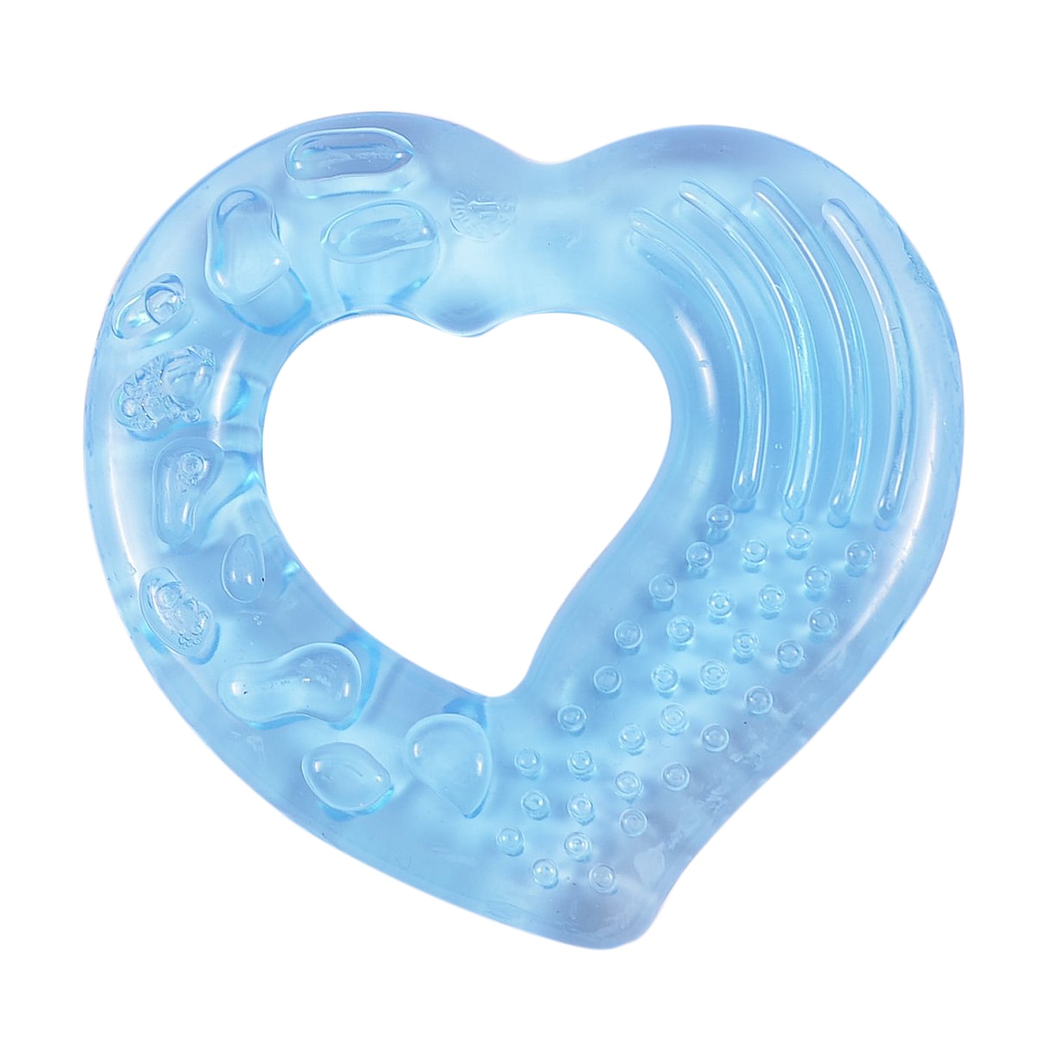 

Силіконовий прорізувач для зубів Lindo Синє серце, від 3 місяців (LI 307)