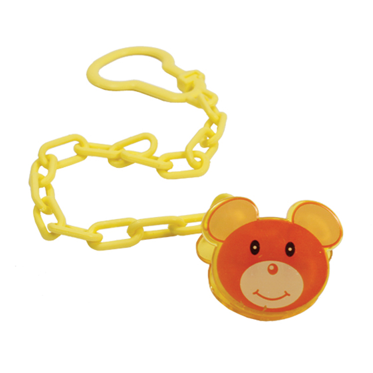 

Ланцюжок для пустушки Lindo Pk 221 на кліпсі жовте мишеня