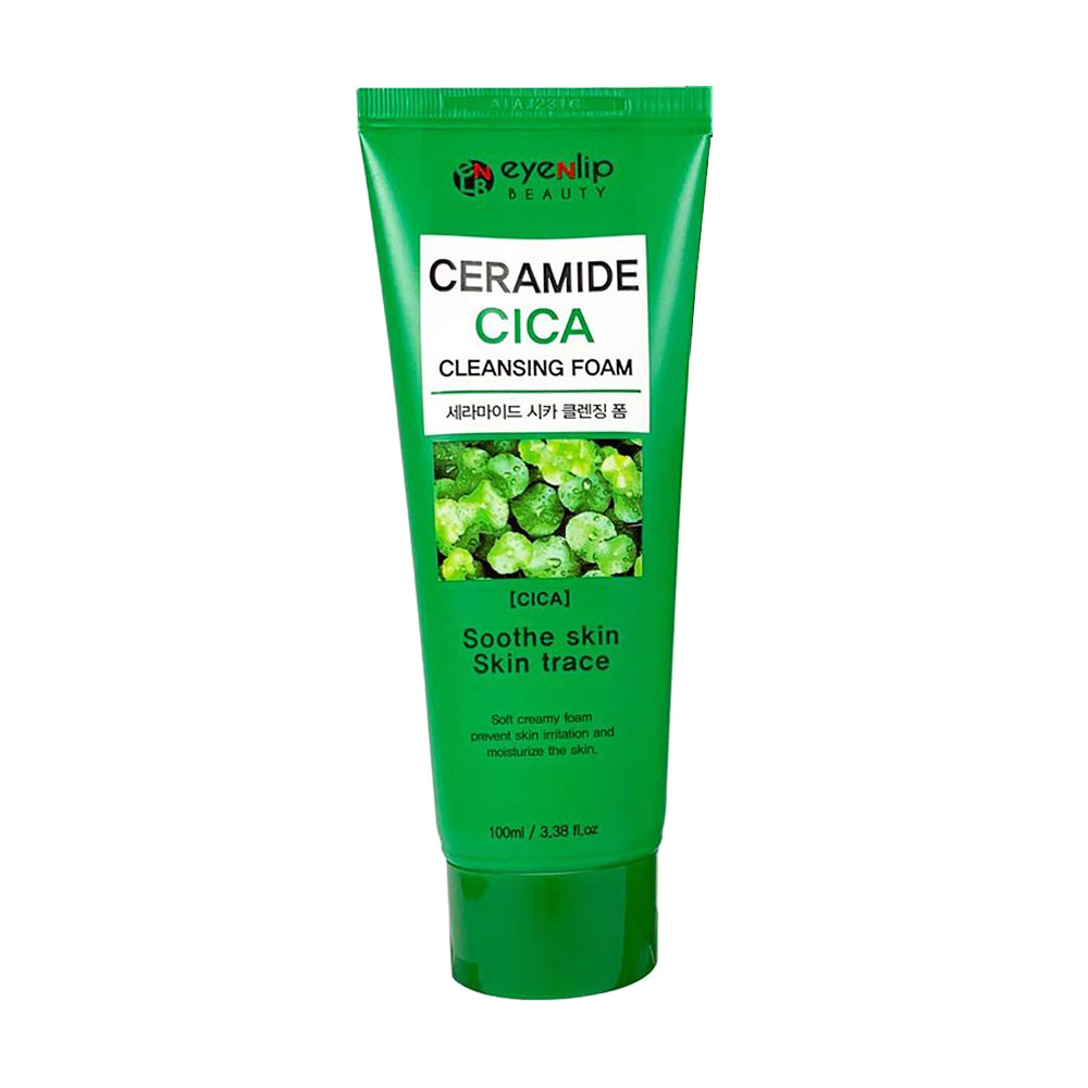 

Пінка для вмивання Eyenlip Ceramide Cica Cleansing Foam з керамідами та мадекасосидом, 100 мл
