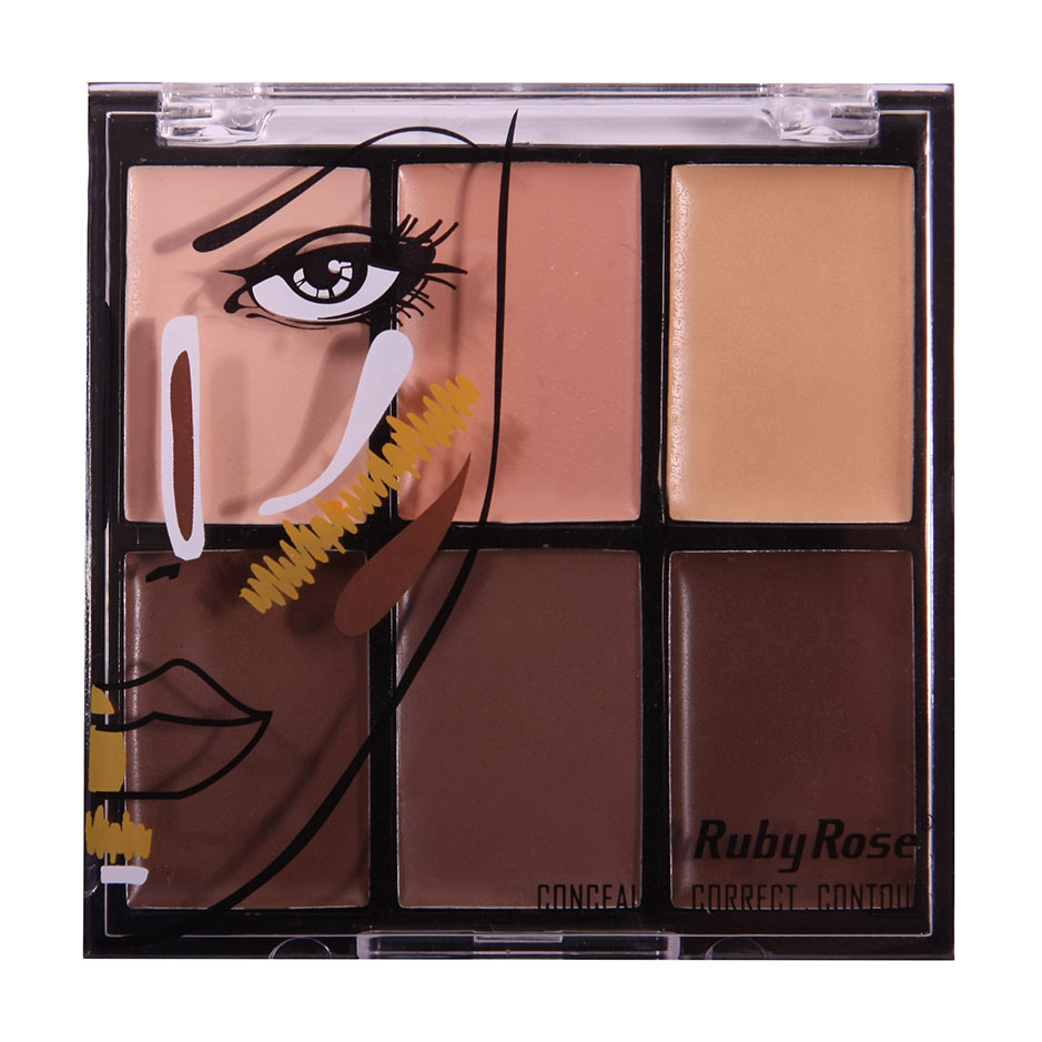 

Набір коректорів Ruby Rose Correct Concealer Contour HB-8088 2 Light, 11.4 г