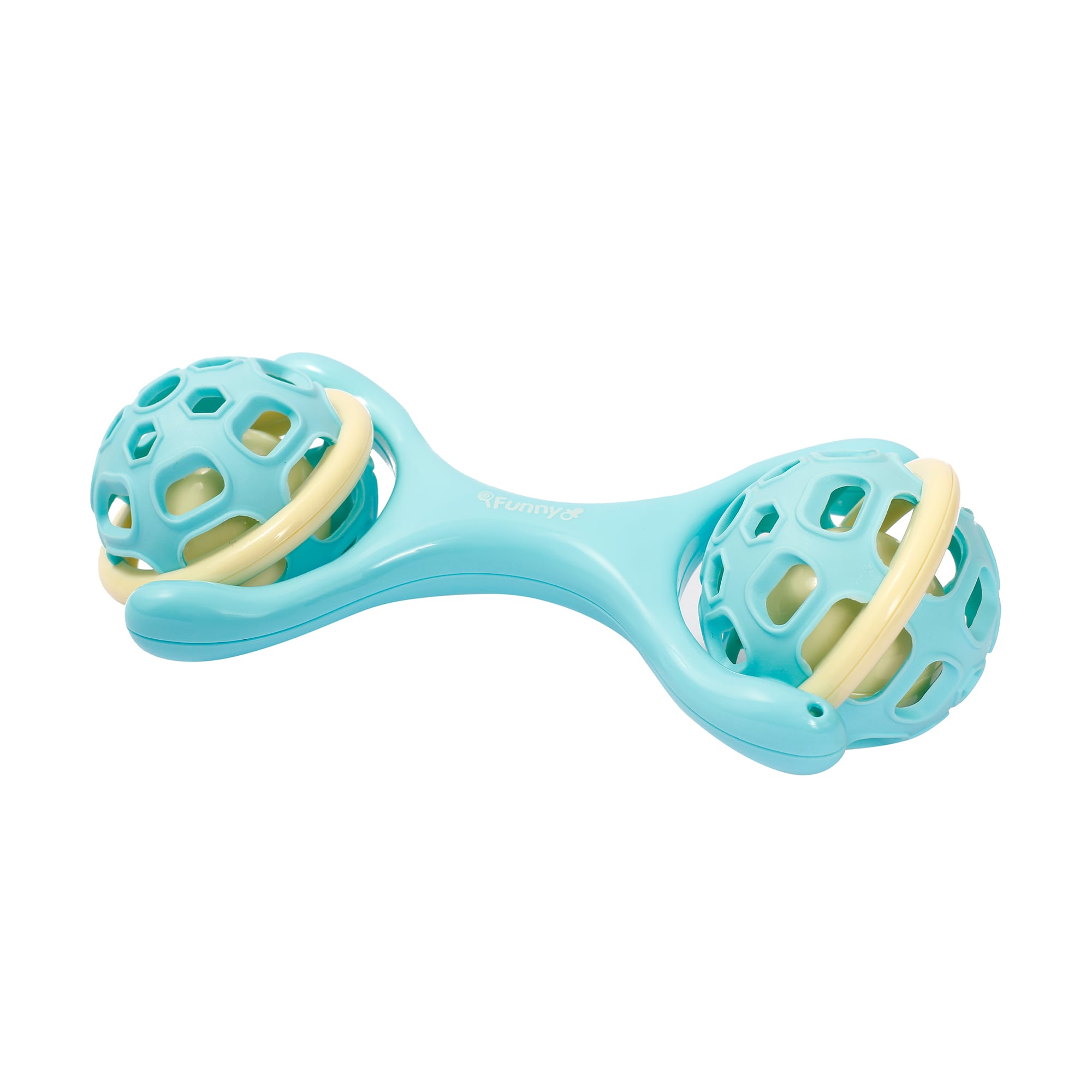 

Іграшка-брязкальце Lindo Б 332 Гантеля, синя, від 6 місяців