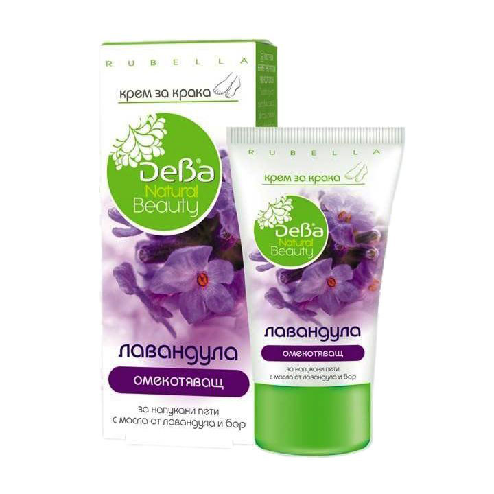 

Пом'якшуючий крем для ніг DeBa Natural Beauty Лаванда, 75 мл
