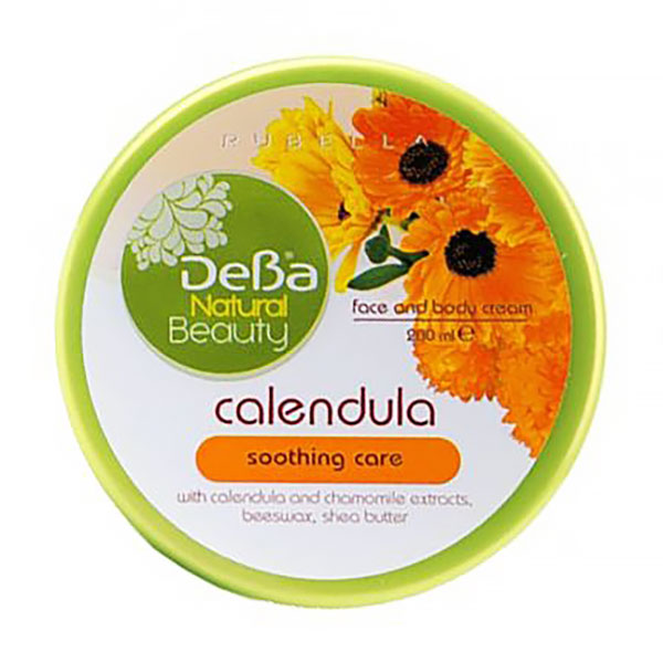 

Крем для обличчя та тіла DeBa Natural Beauty заспокійливий, календула, 200 мл