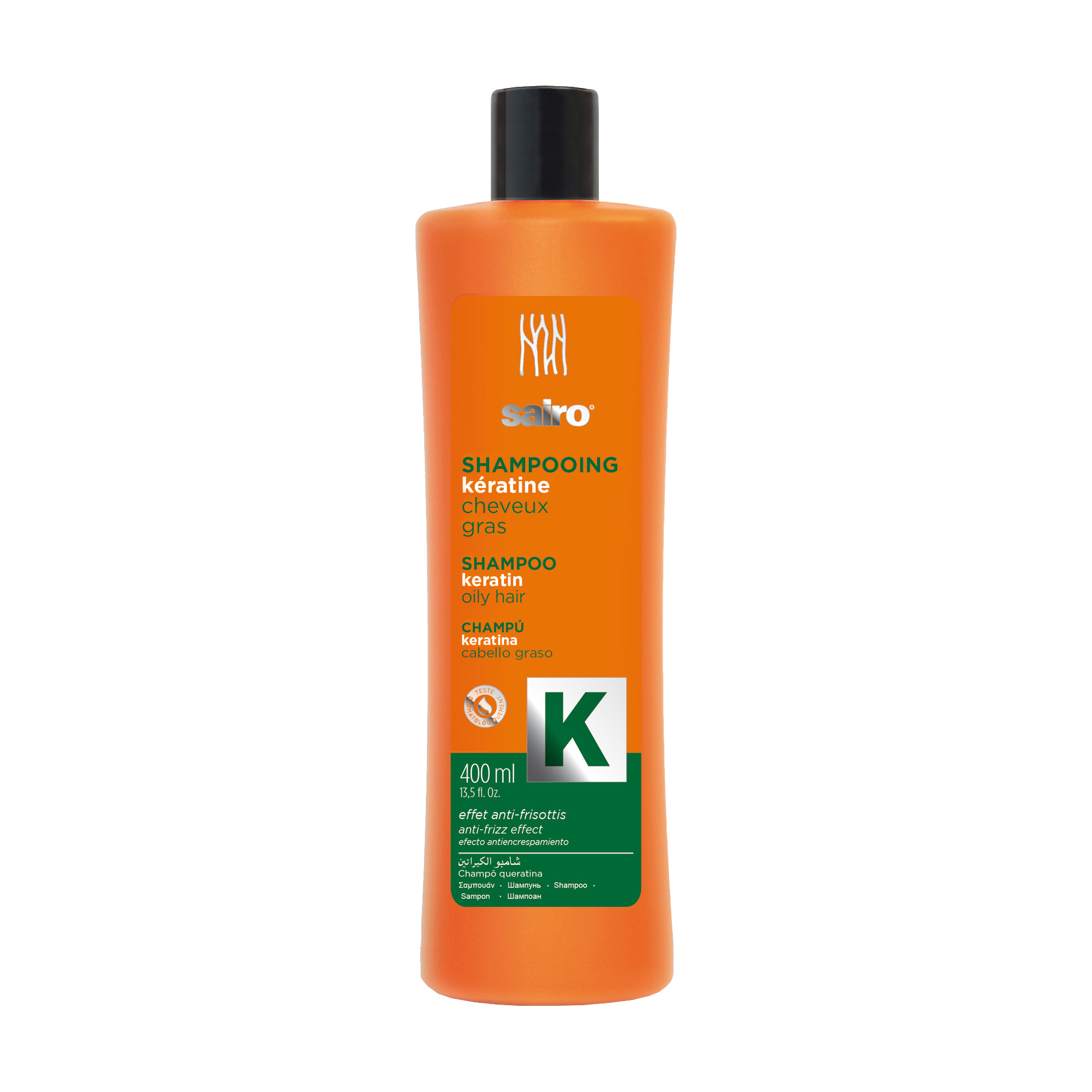 

Шампунь для жирного волосся Sairo Keratin Oily Hair Shampoo з кератином, 400 мл