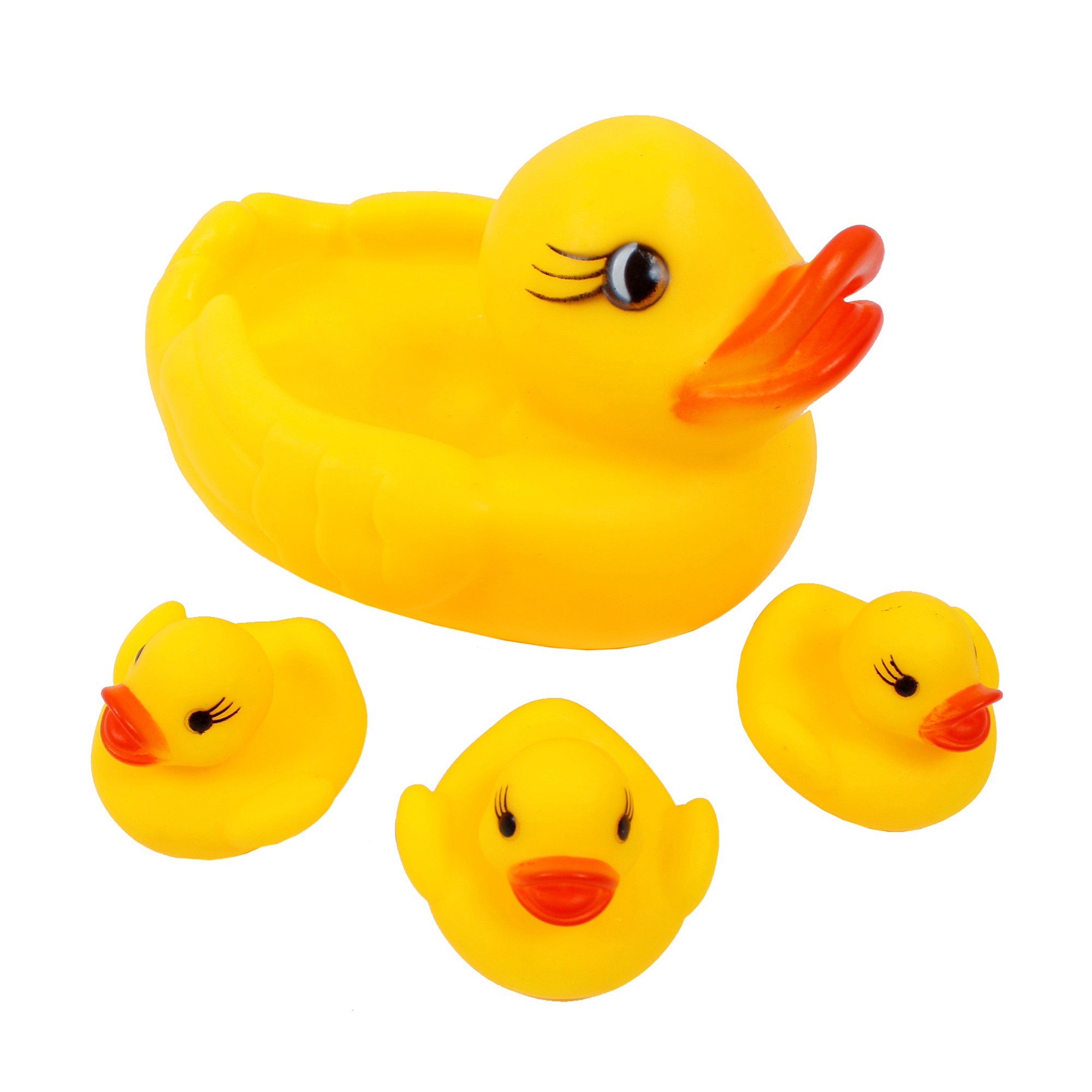 

Дитячий набір гумових іграшок Lindo Р 251 Каченя, від 9 місяців