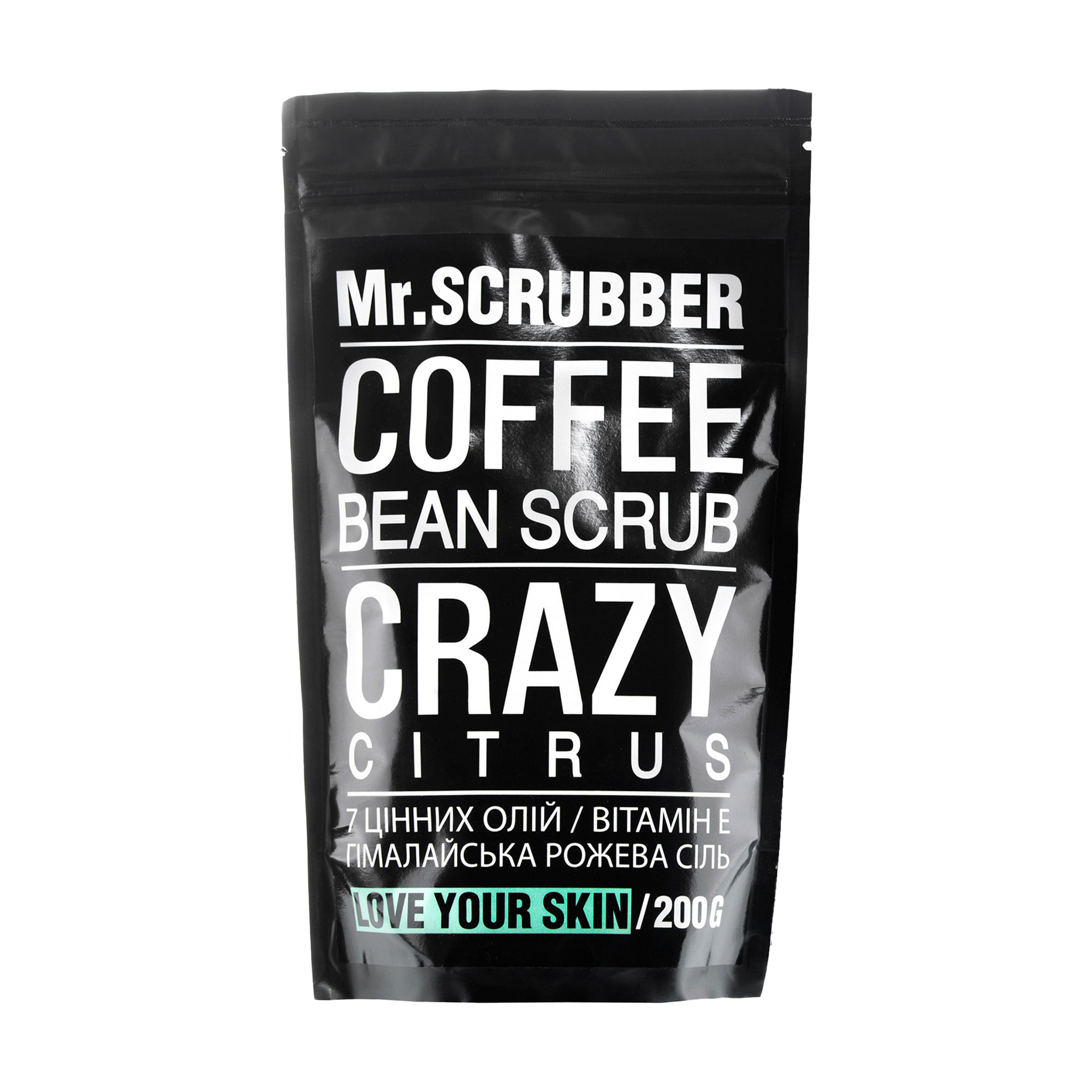 

Уцінка! Кавовий скраб для тіла й обличчя Mr.Scrubber Crazy Citrus для всіх типів шкіри, 200 г