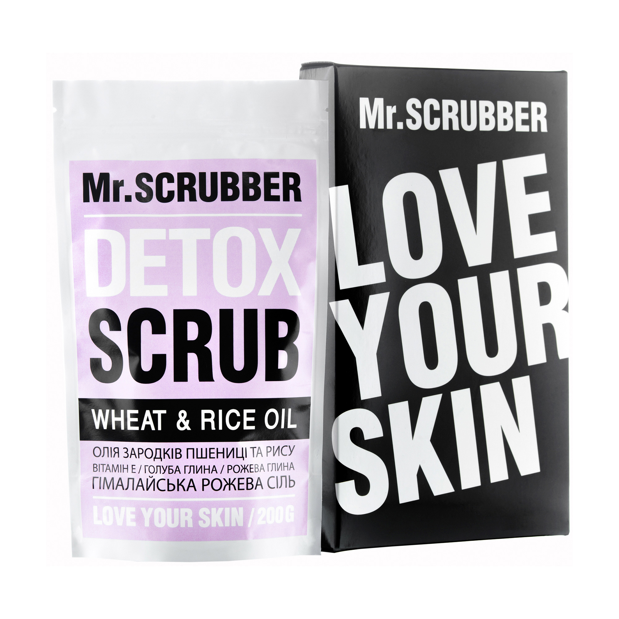 

Уцінка! Рисовий скраб для тіла Mr.Scrubber Detox Wheat and Rice Oil Детокс для схуднення, 200 г