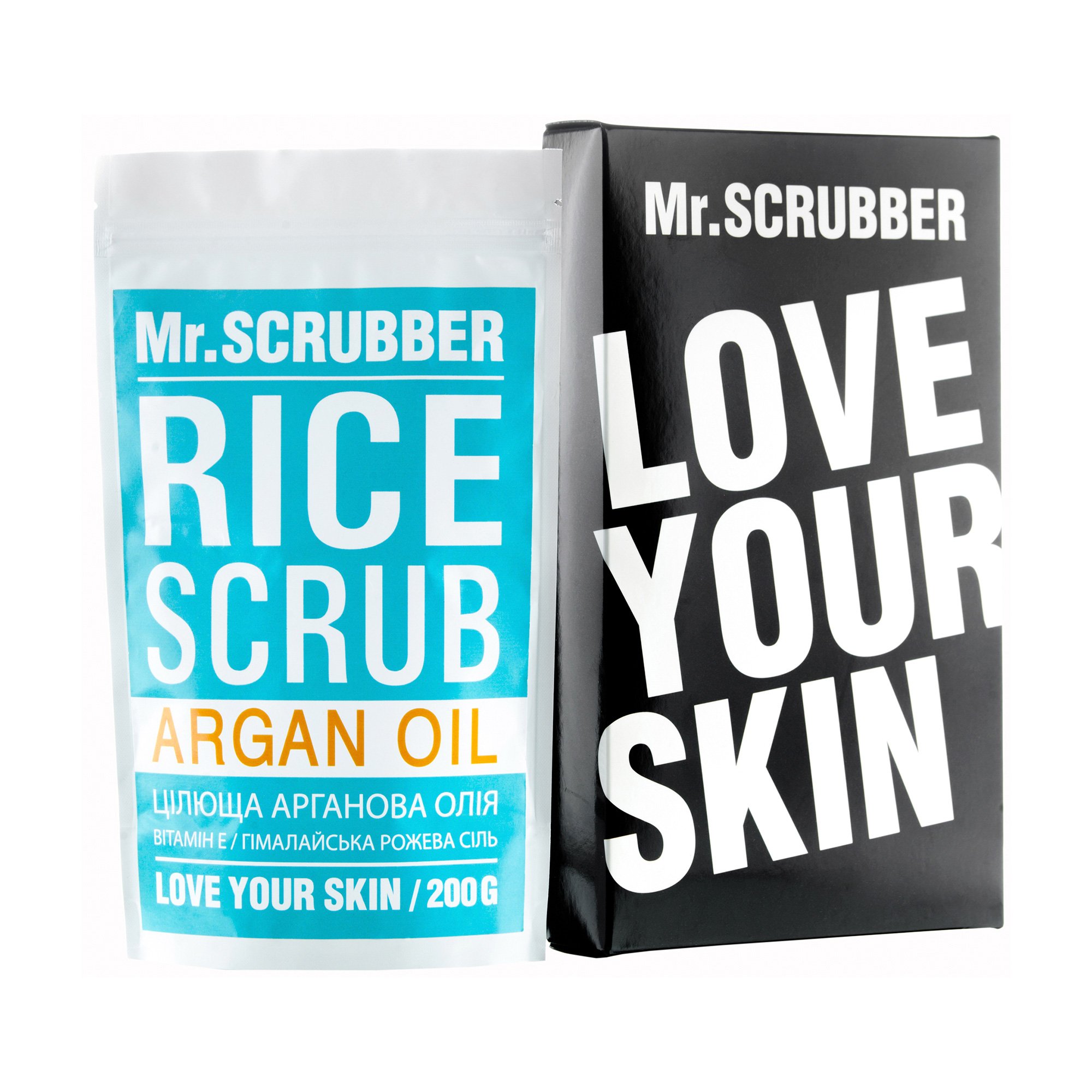 

Уцінка! Рисовий скраб для тіла Mr.Scrubber Argan Oil з аргановою олією, 200 г