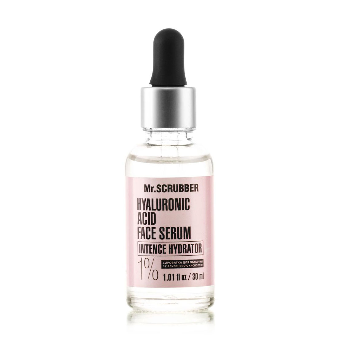 

Сироватка для обличчя Mr.Scrubber Hyaluronic Acid Face Serum 1% з гіалуроновою кислотою, 30 мл