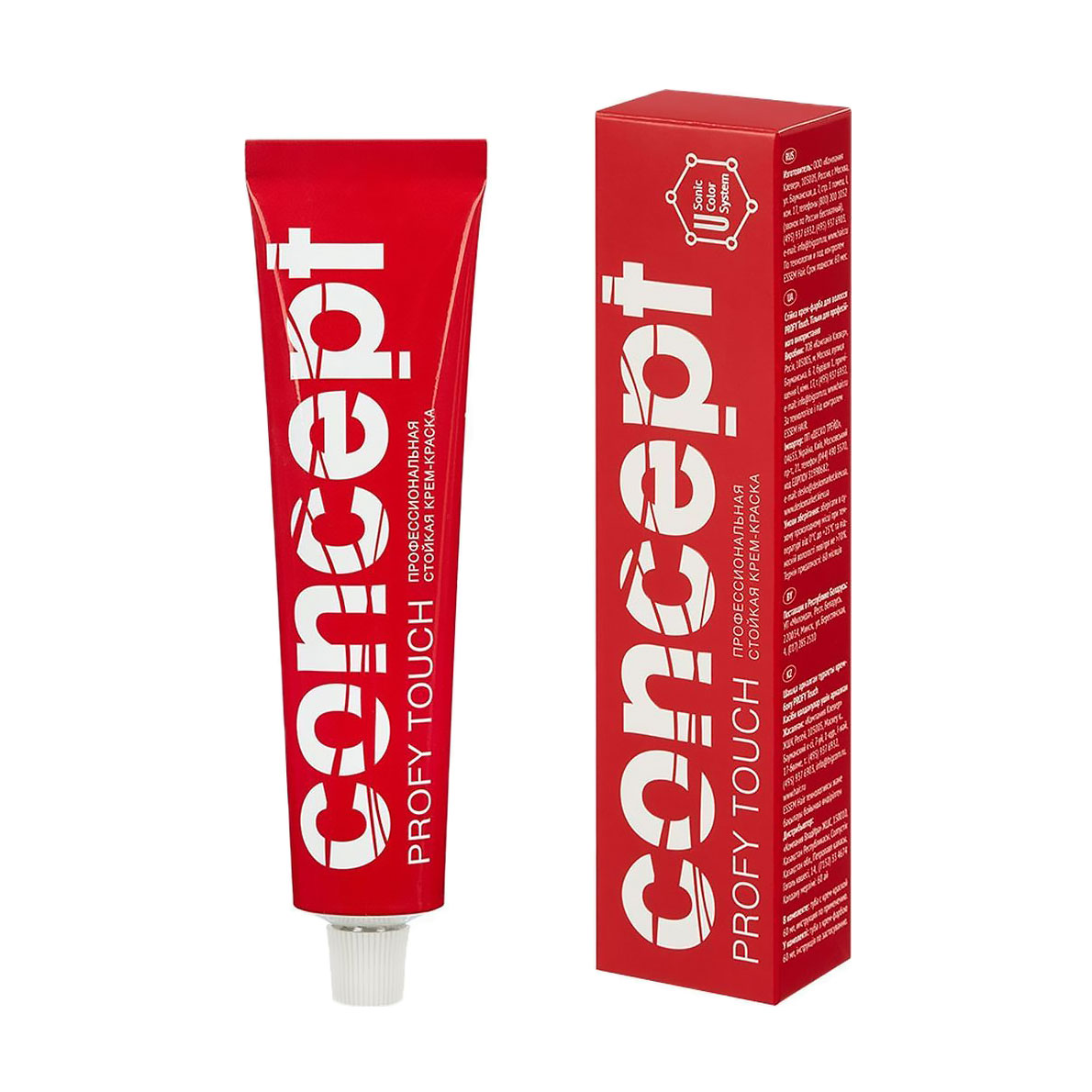 

Стійка крем-фарба для волосся Сoncept Profy Touch Permanent Color Cream 12.8 Екстра-світлий перламутровий, 60 мл