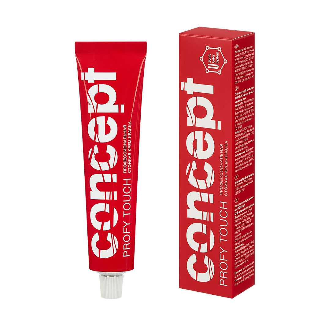 

Стійка крем-фарба для волосся Сoncept Profy Touch Permanent Color Cream 8.7 Темний бежевий блондин, 60 мл