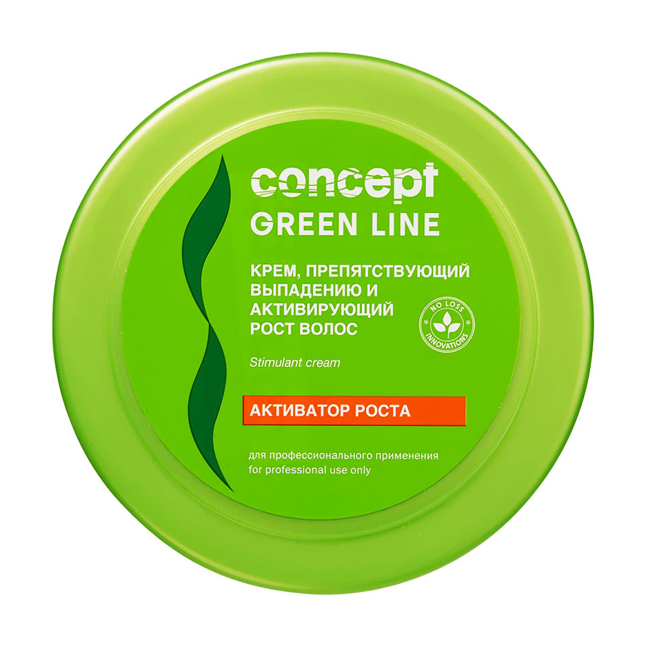 

Крем для волосся Concept Green Line Hair Loss Reducing and Stimulant Cream, що перешкоджає випадінню волосся та активізує його ріст, 300 мл