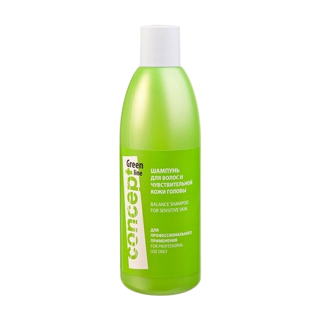 

Шампунь Concept Green Line Balance Shampoo For Sensitive Skin для чутливої шкіри голови, 300 мл