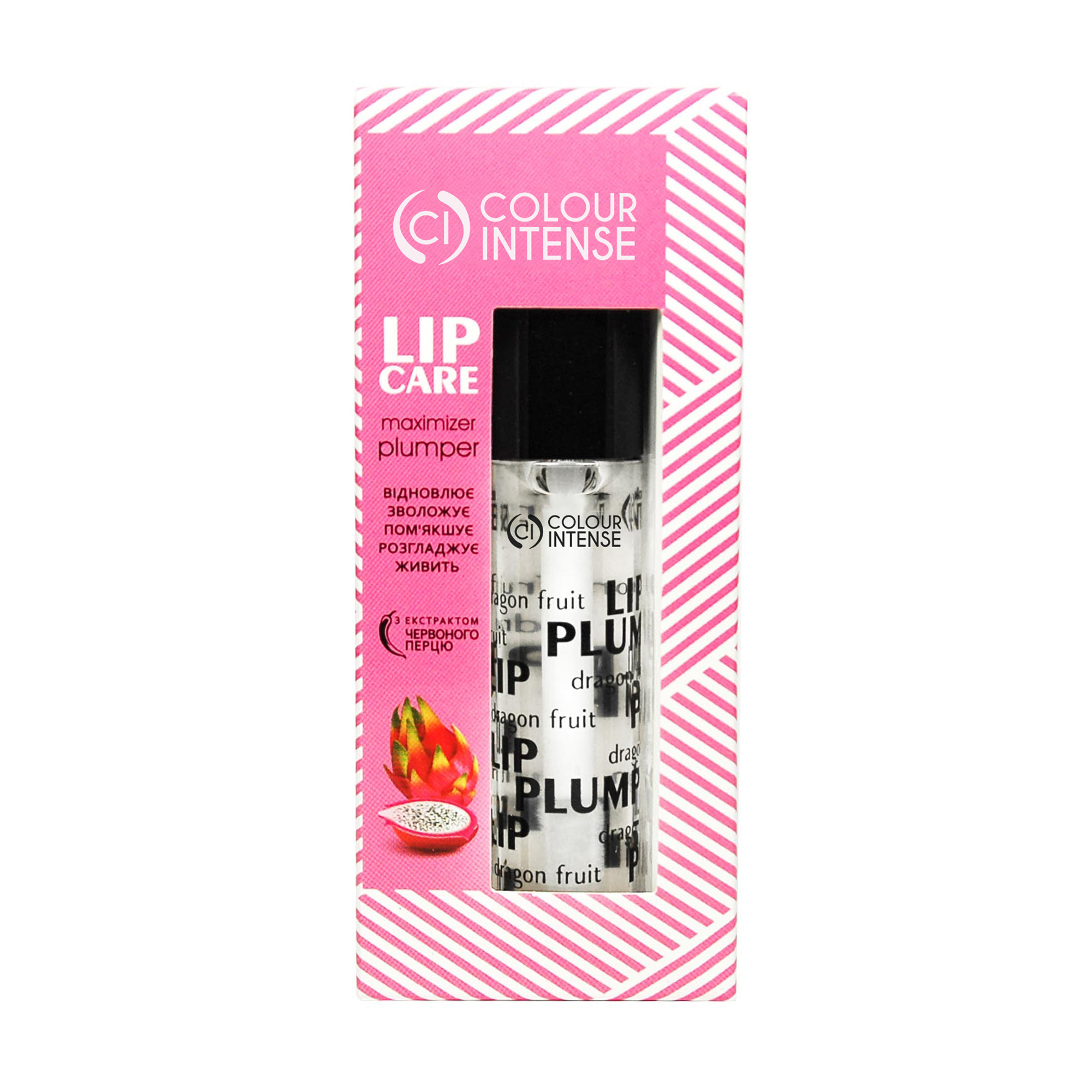 

Уцінка! Блиск для збільшення об'єму губ Colour Intense Lip Care Maximizer Plumper Dragon Fruit, 6 мл