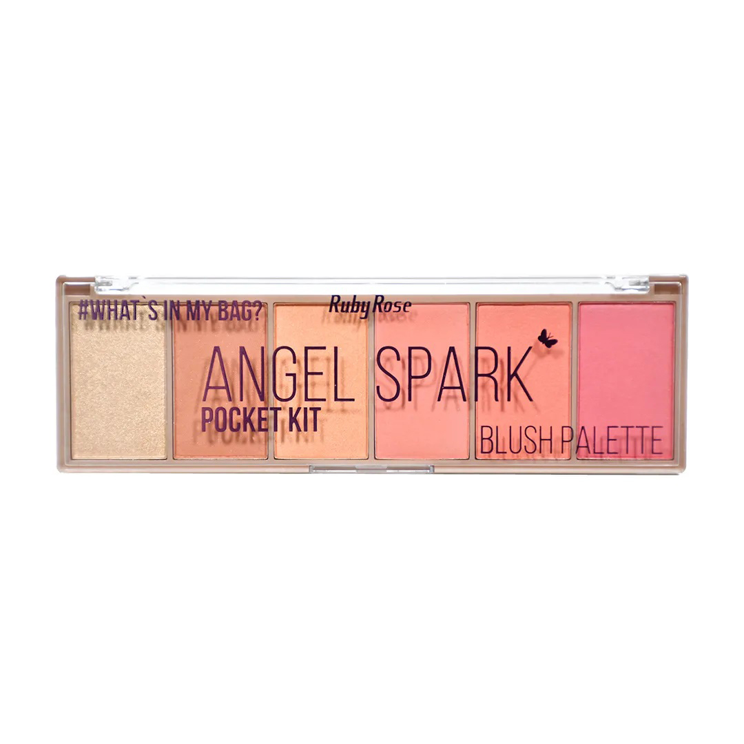 

Палетка рум'ян Ruby Rose НВ-6108 Angel Spark Blush Palette, 18 г