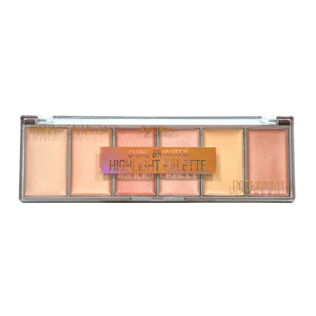 

Палетка хайлайтерів Ruby Rose Shine Brighter Highlight Palette HB-7510, 13.2 г