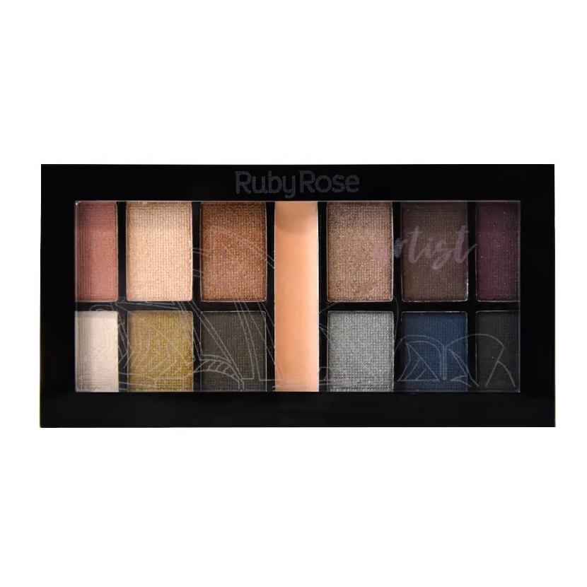 

Палетка тіней для повік з праймером Ruby Rose Mini Kit HB-9985 07 Artist, 33.3 г