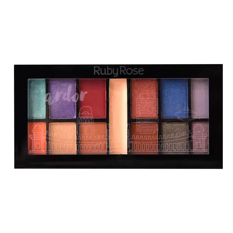 

Палетка тіней для повік з праймером Ruby Rose Mini Kit HB-9985 11 Ardor, 33.3 г