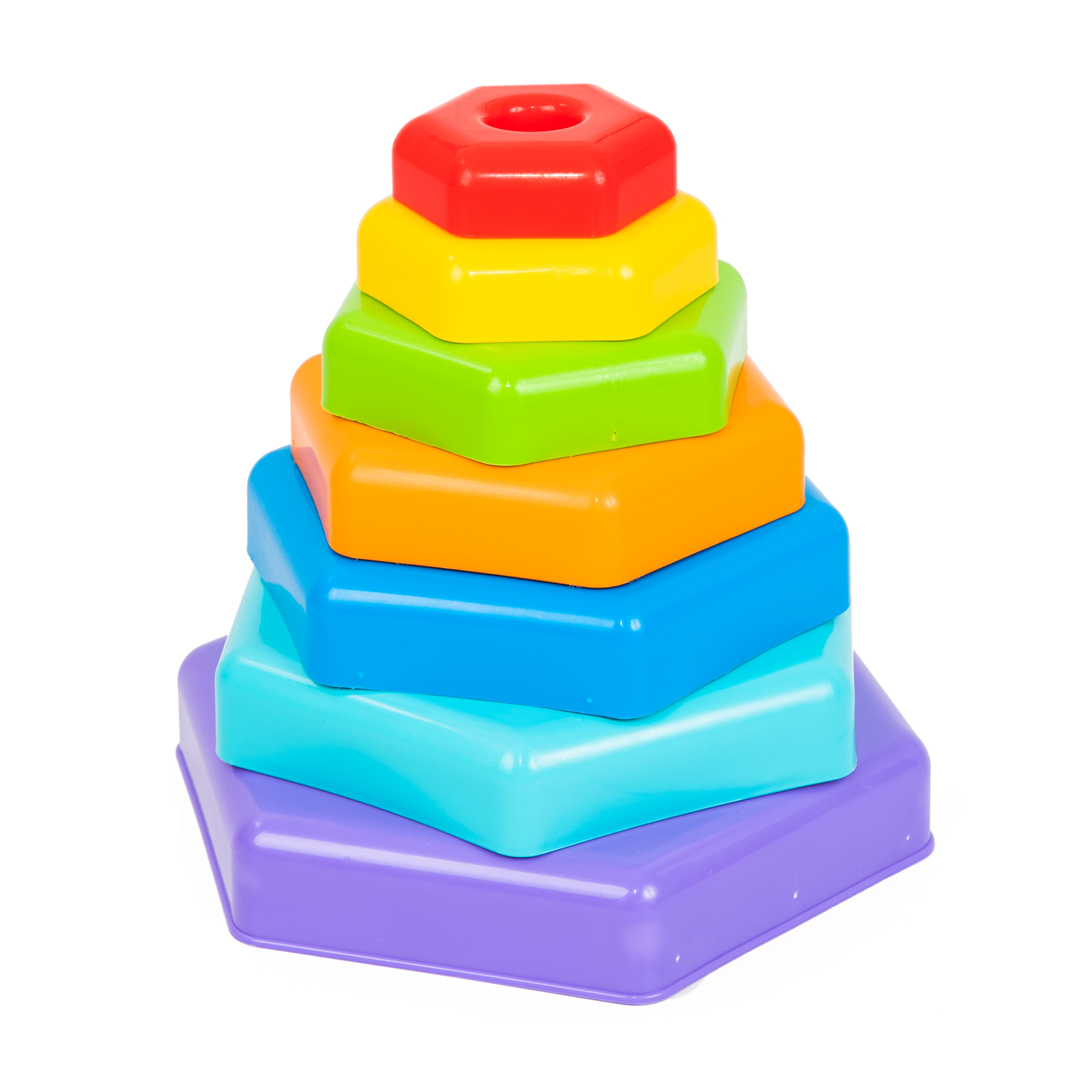 

Розвивальна іграшка Tigres Райдужна пірамідка, 7 елементів, від 1 року (39354)