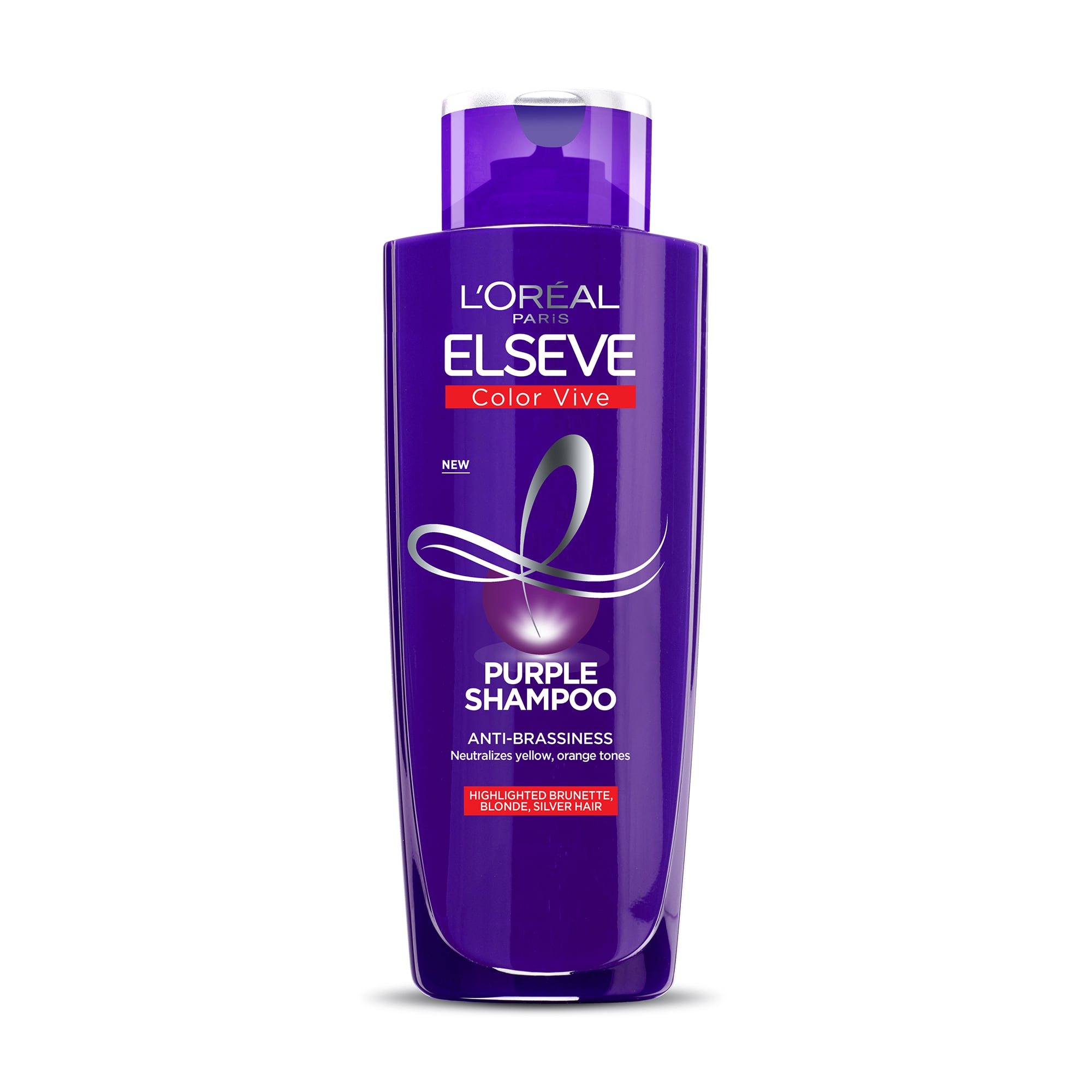 

Уцінка! Тонувальний шампунь L'Oreal Paris Elseve Color Vive Purple Shampoo для освітленого та мелірованого волосся, 200 мл