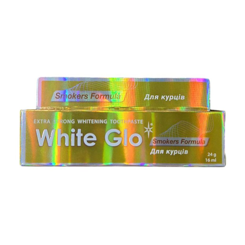 

Екстрасильна відбілювальна зубна паста White Glo для курців, 24 г